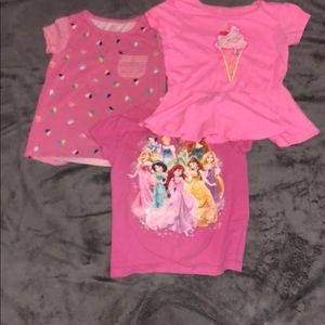 3 short sleeve shirts